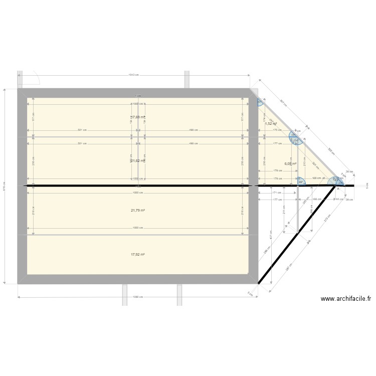 maison V5. Plan de 14 pièces et 164 m2