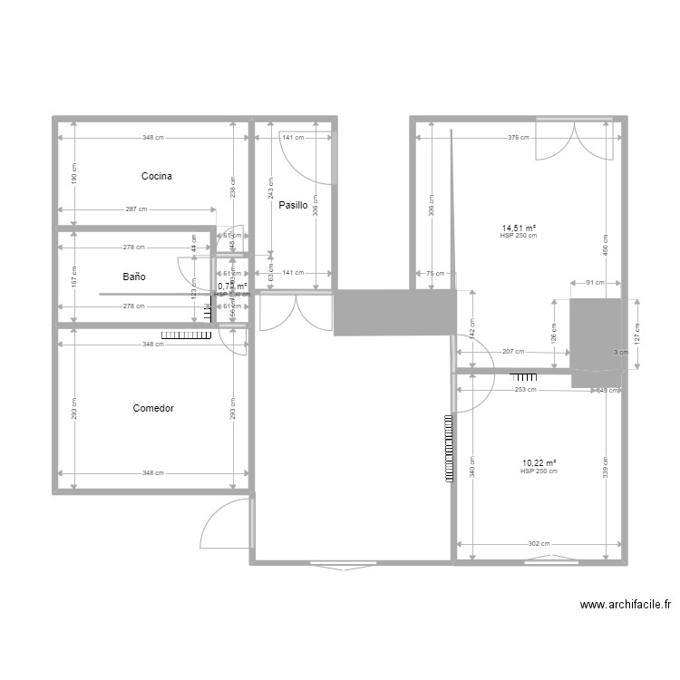 Casa Aitor 2. Plan de 7 pièces et 52 m2