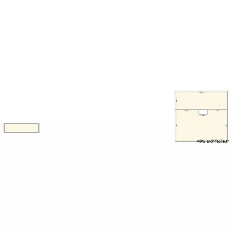 mar1. Plan de 4  et 164 m²