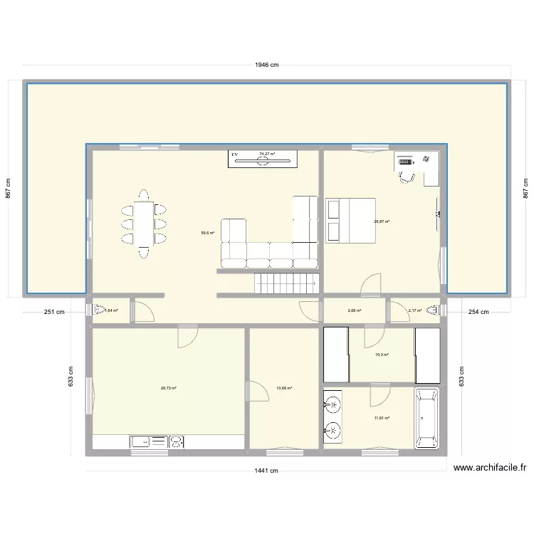 PROJET KELLY SUZANNE. Plan de 