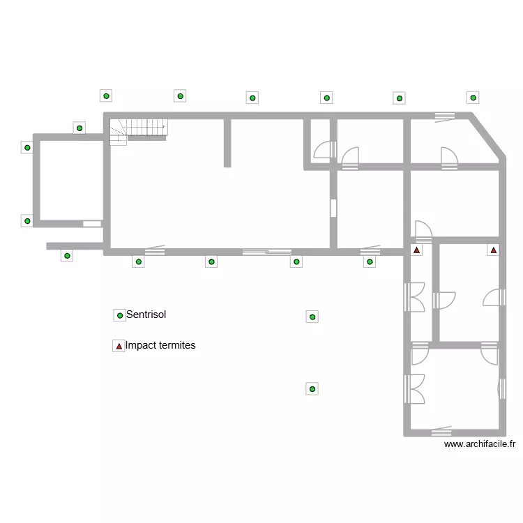 CARASSOU. Plan de 10 Pièces et 156 m² CARASSOU. Plan de 10 Pièces et 156 m²
