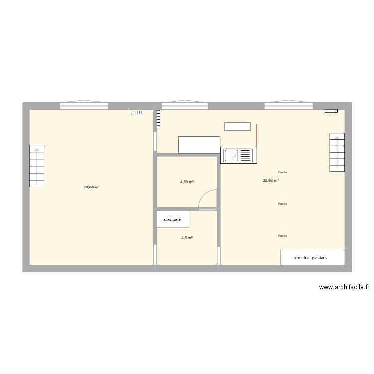 APPART. Plan de 0 pièce et 0 m2
