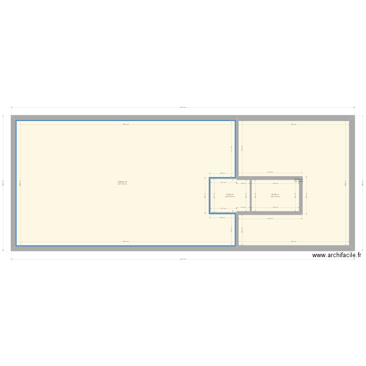 BATTUT 2. Plan de 4 pièces et 215 m2