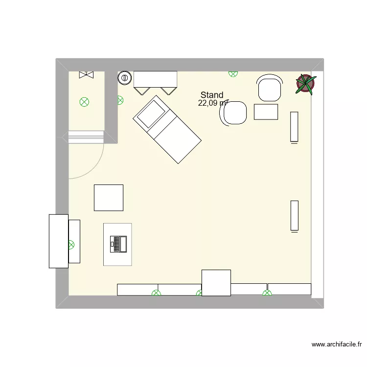 plan de stand . Plan de 