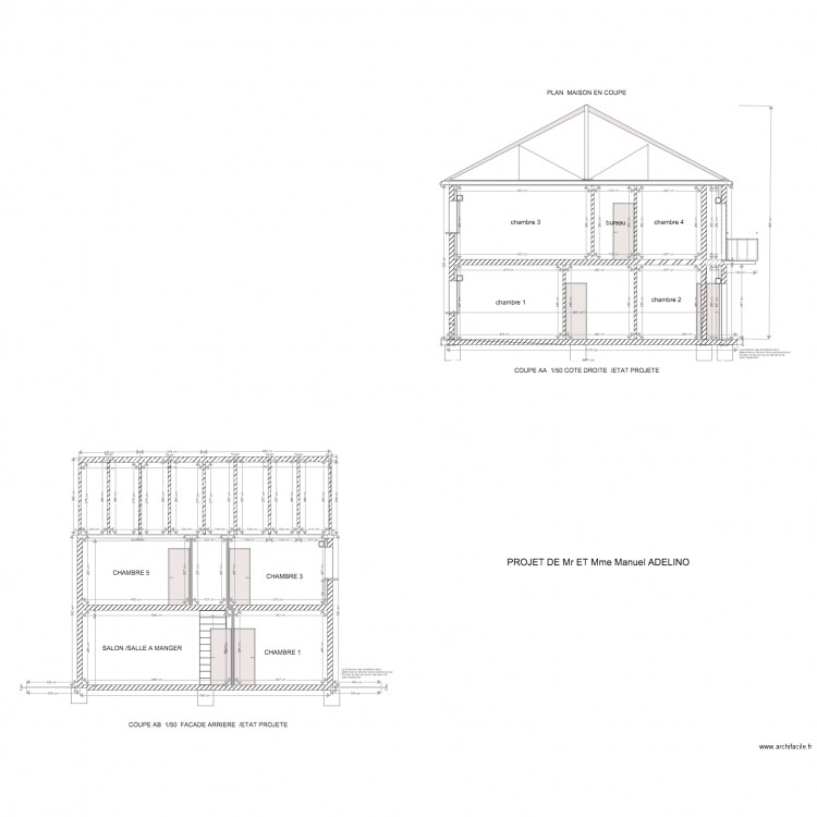 FACADE HESSERANGE C . Plan de 0 pièce et 0 m2