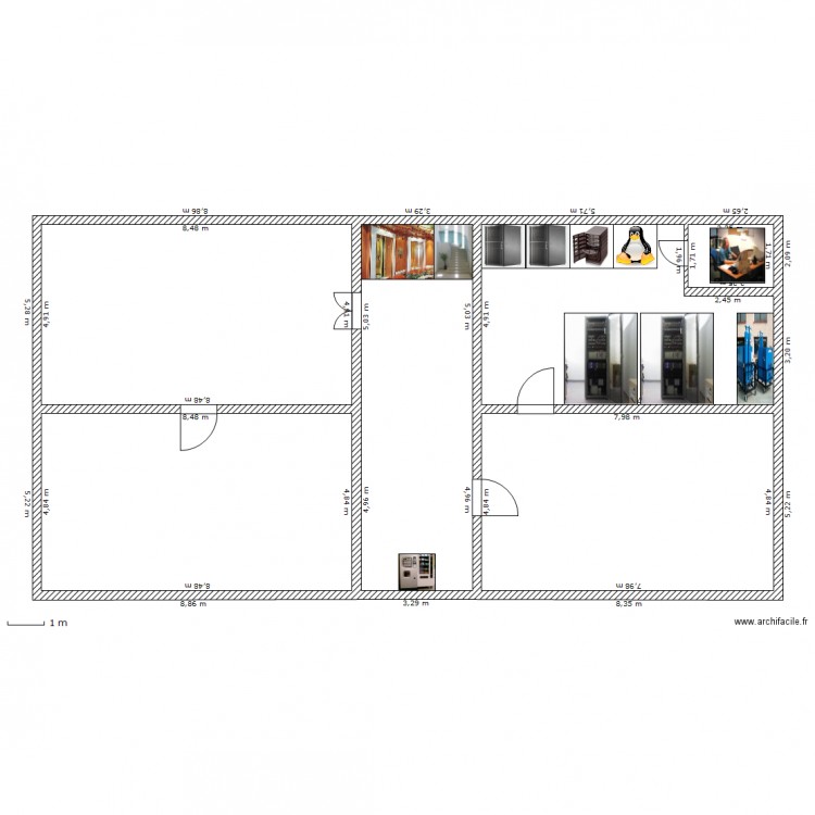 Plan SS. Plan de 0 pièce et 0 m2