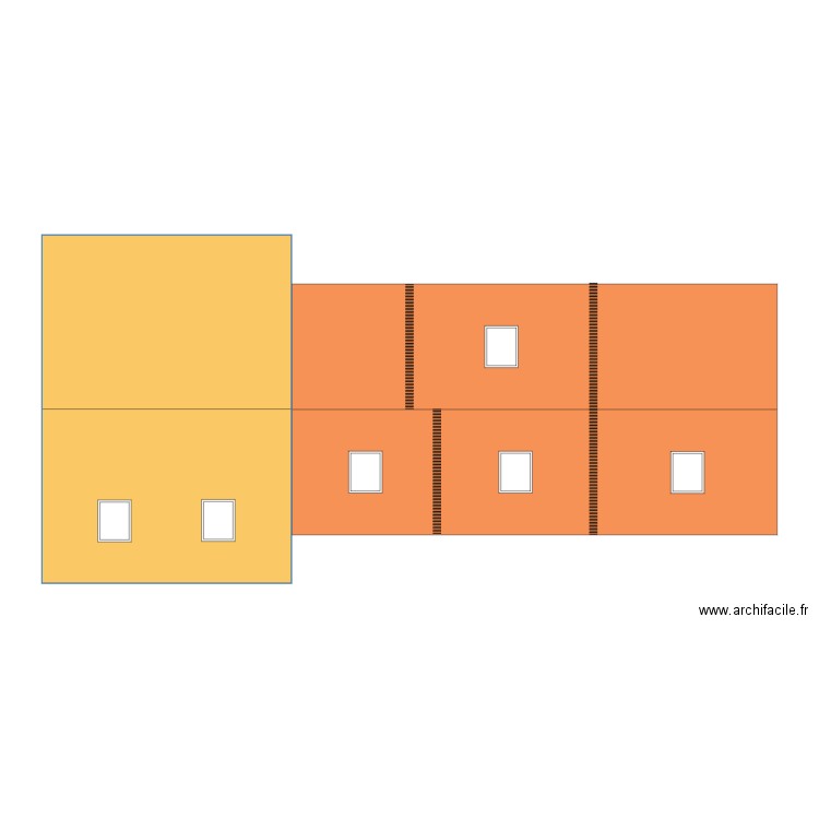 plan toiture. Plan de 0 pièce et 0 m2