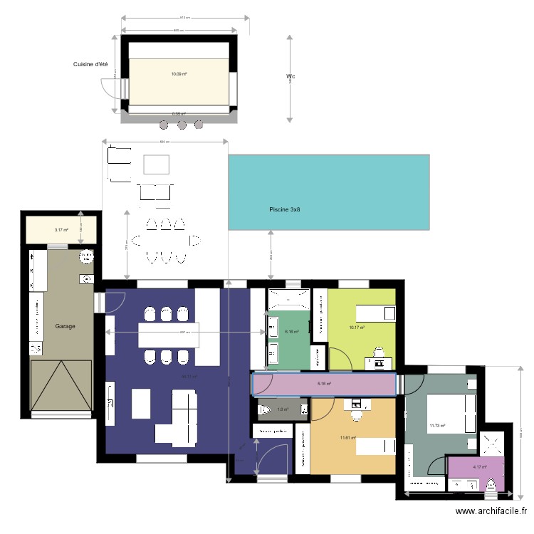 maison pinede7. Plan de 0 pièce et 0 m2