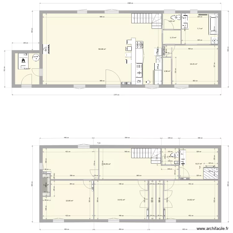 2eme version sans meubles. Plan de 2eme version sans meubles. Plan de