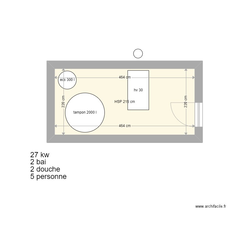 michel. Plan de 1 pièce et 10 m2