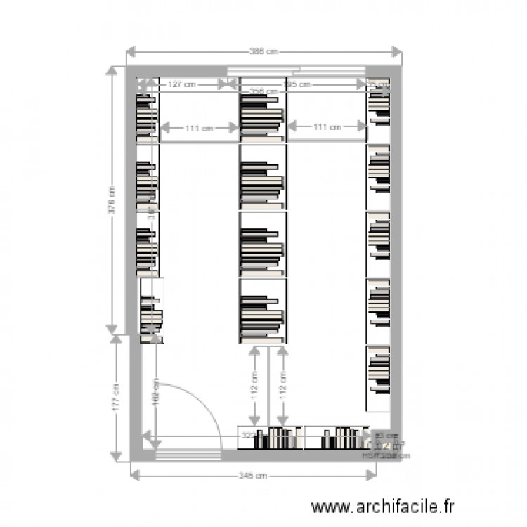 vestiaire femmes CSA. Plan de 0 pièce et 0 m2