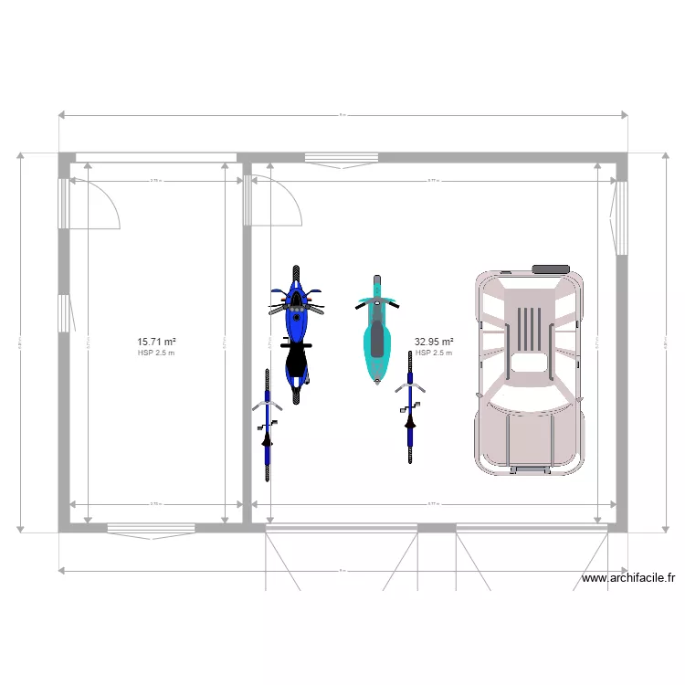 garage plan au sol MODIF 666. Plan de garage plan au sol MODIF 666. Plan de