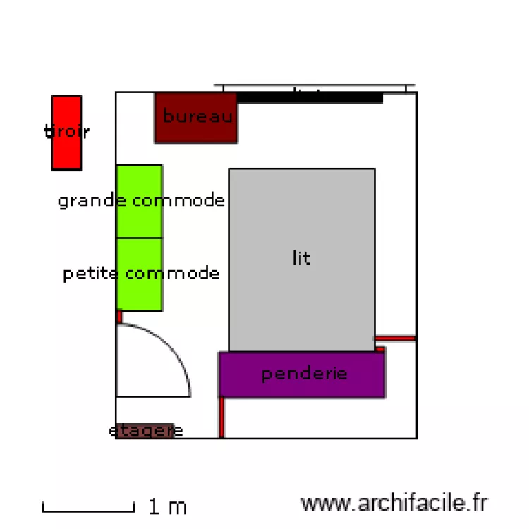 chambre ikea. Plan de chambre ikea. Plan de