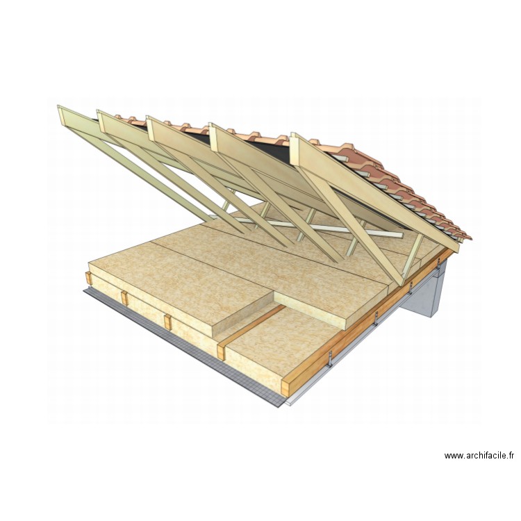 iso. Plan de 0 pièce et 0 m2