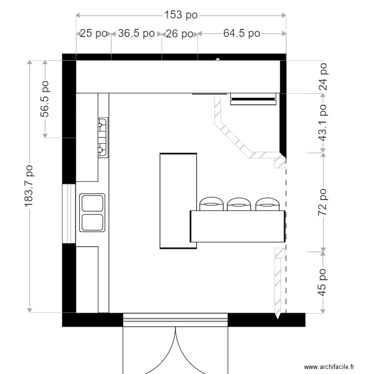 maison jaune 2. Plan de 0 pièce et 0 m2