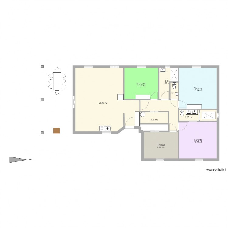 maison lorie 40 mikit vide. Plan de 0 pièce et 0 m2