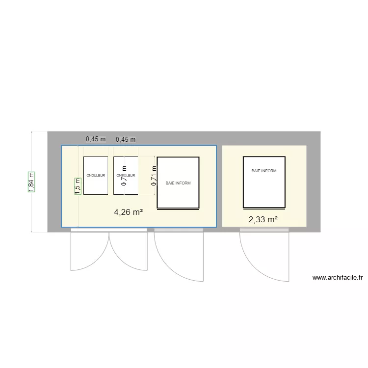 LOCAL INFORMATIQUE. Plan de 