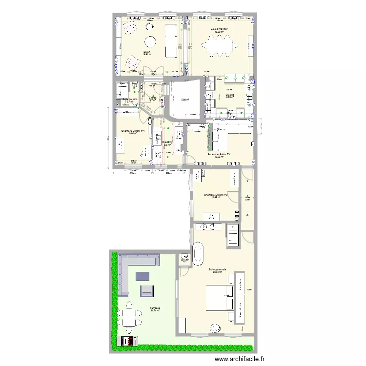 Plan Appartement Descombes du 13 juin 2019. Plan de Plan Appartement Descombes du 13 juin 2019. Plan de