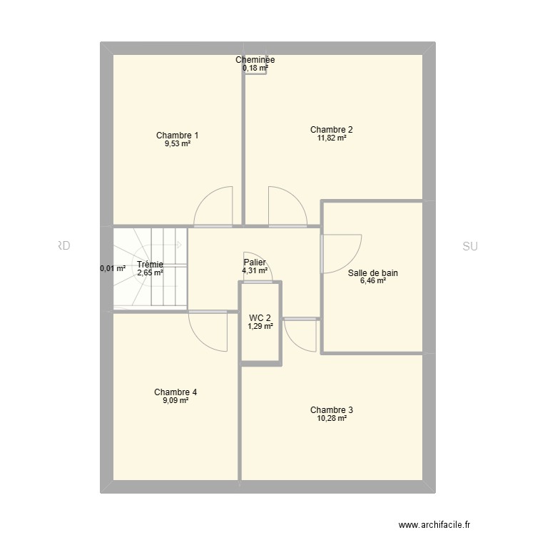 Maison VSD. Plan de 0 pièce et 0 m2
