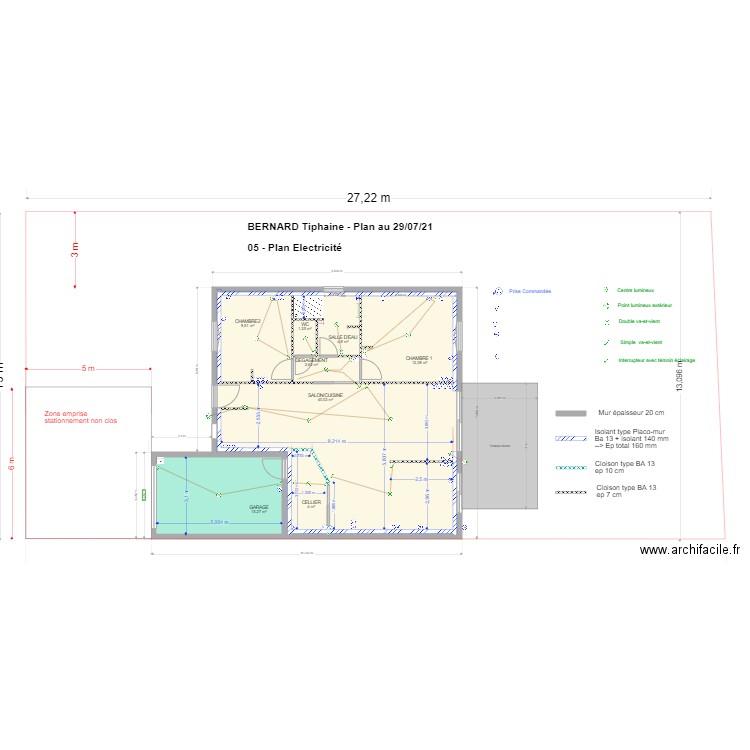 05 Plan Electricité 290721. Plan de 0 pièce et 0 m2