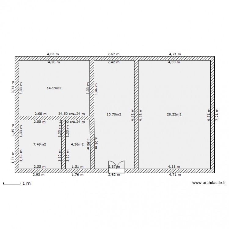 Maison de maitre. Plan de 0 pièce et 0 m2