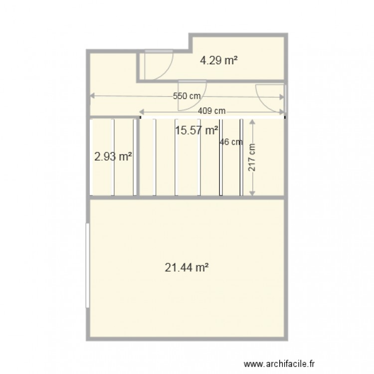 Studio garage 2. Plan de 0 pièce et 0 m2