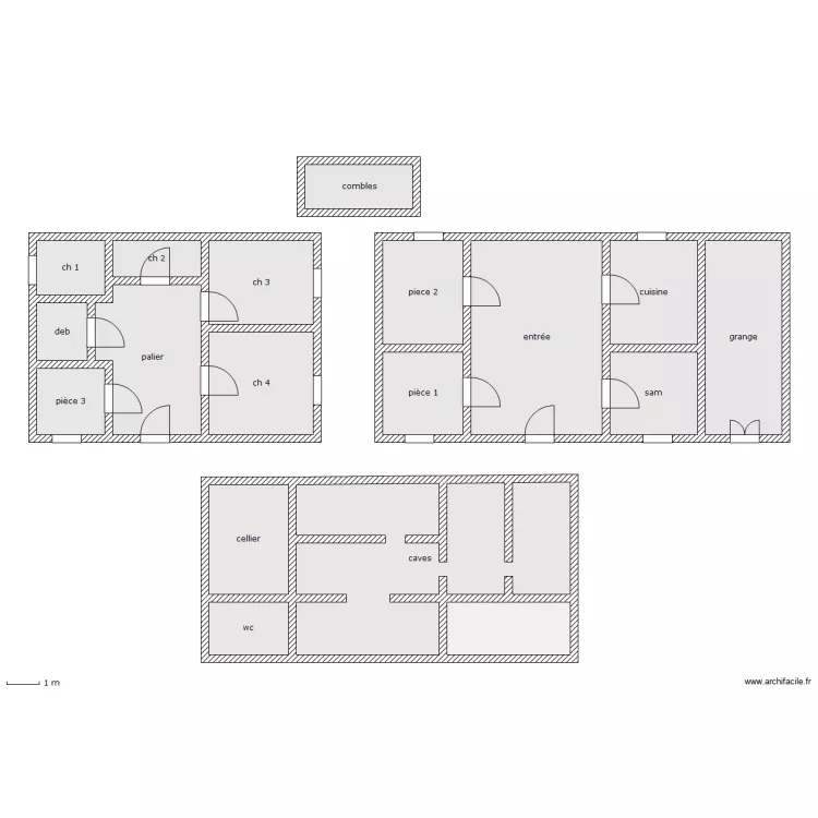 mairie de escherange. Plan de 