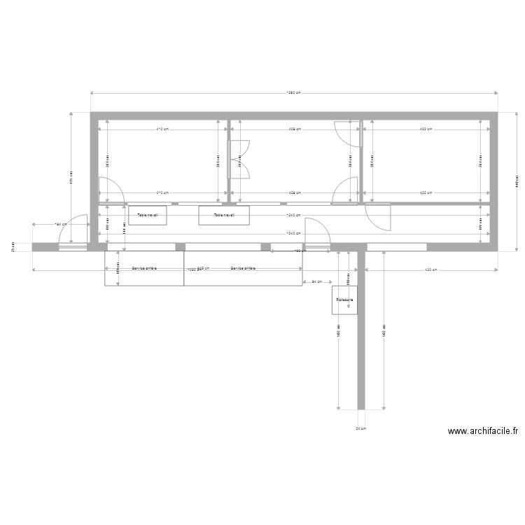 boucherie laboratoire Peri. Plan de 0 pièce et 0 m2