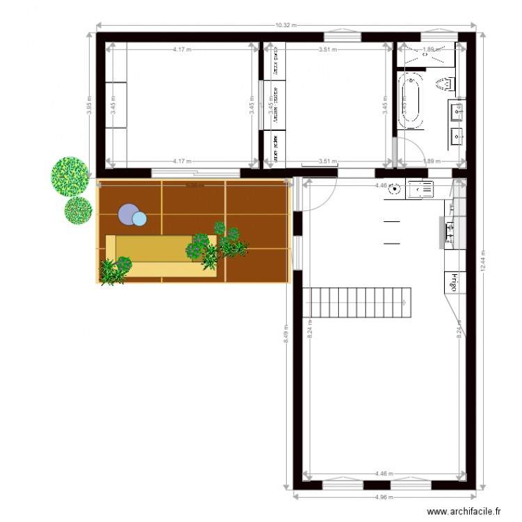 Appart Biriatou 25 mars 2015 Projet. Plan de 0 pièce et 0 m2