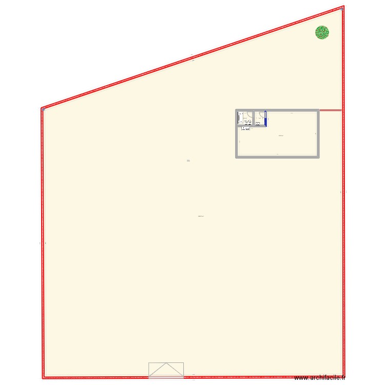 INTENTO depto 2. Plan de 4 pièces et 2037 m2