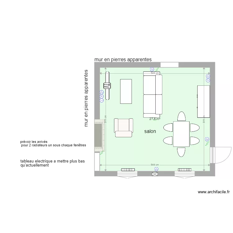salon 2. Plan de salon 2. Plan de