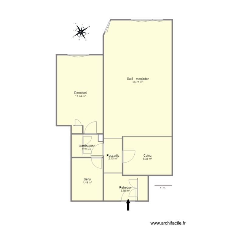 SOLDEU ED FLOR DE NEU AP 104. Plan de 0 pièce et 0 m2