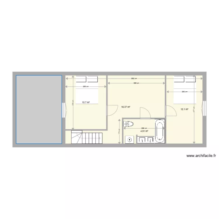 Raph 8x1xetage. Plan de 
