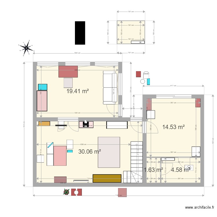 var modif. Plan de 0 pièce et 0 m2