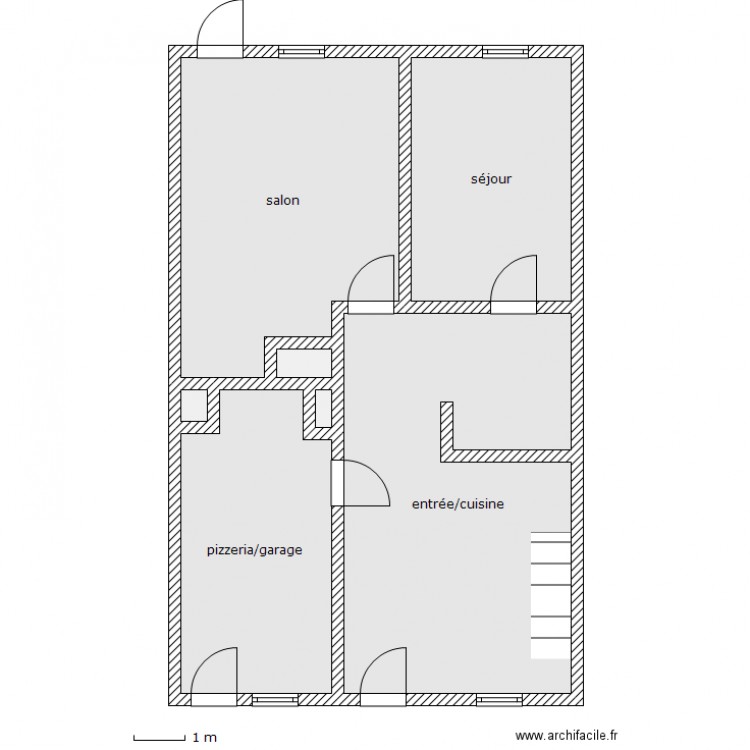 gorynia rdc. Plan de 0 pièce et 0 m2