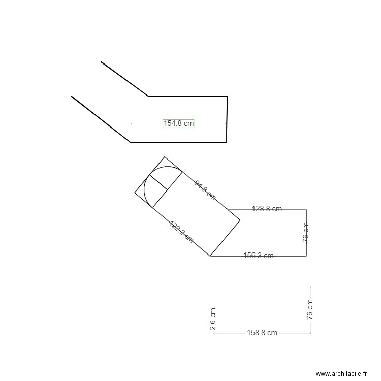 bueau coté. Plan de 0 pièce et 0 m2