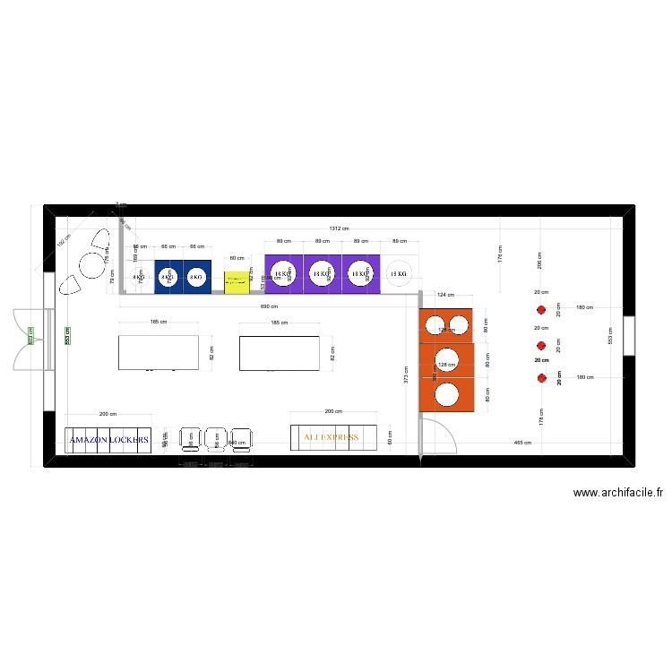 Local Marmande 2. Plan de 1 pièce et 72 m2