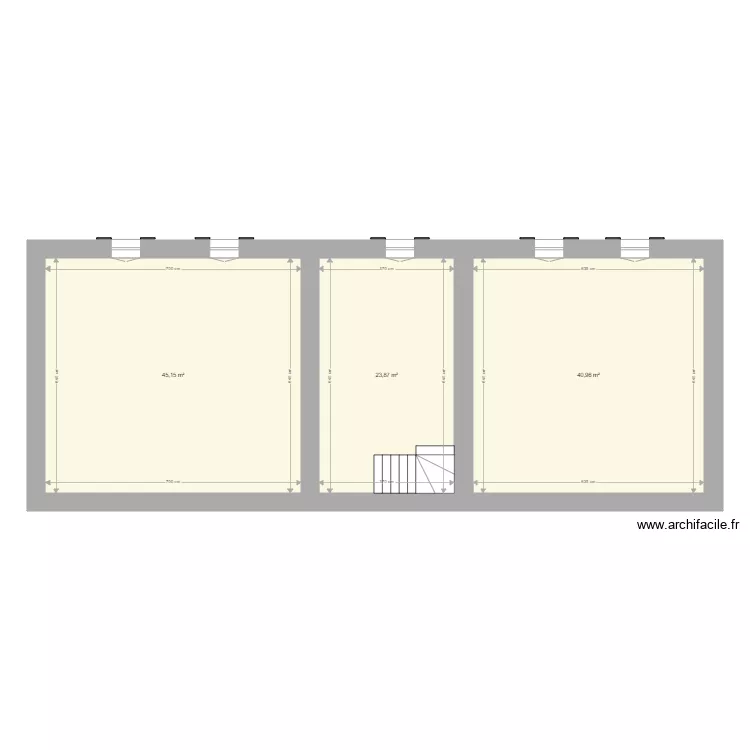 Plante de Joville &eacute;tage. Plan de 