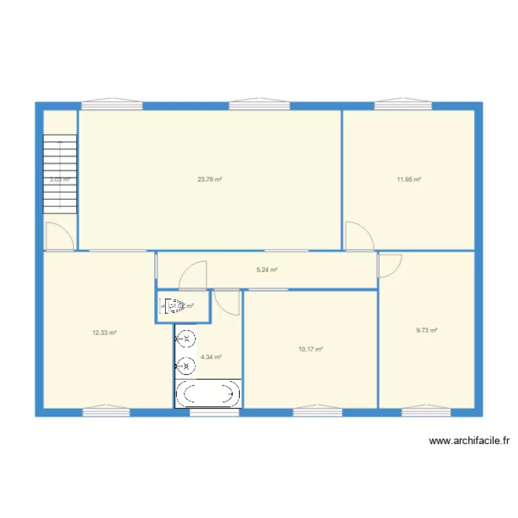 maison. Plan de maison. Plan de