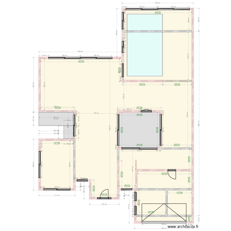 GUEUX RDC MACONNERIE 2e tranche. Plan de 0 pièce et 0 m2