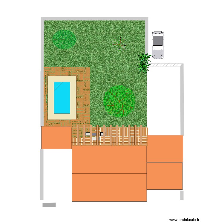 plan piscine maison. Plan de 0 pièce et 0 m2