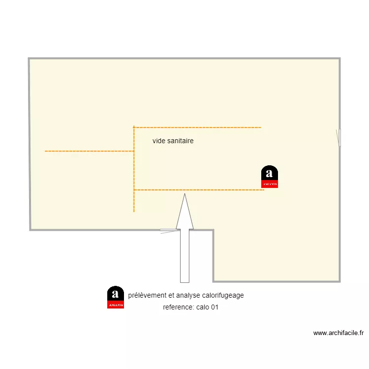 godard 1304 am vide sanitaire. Plan de 
