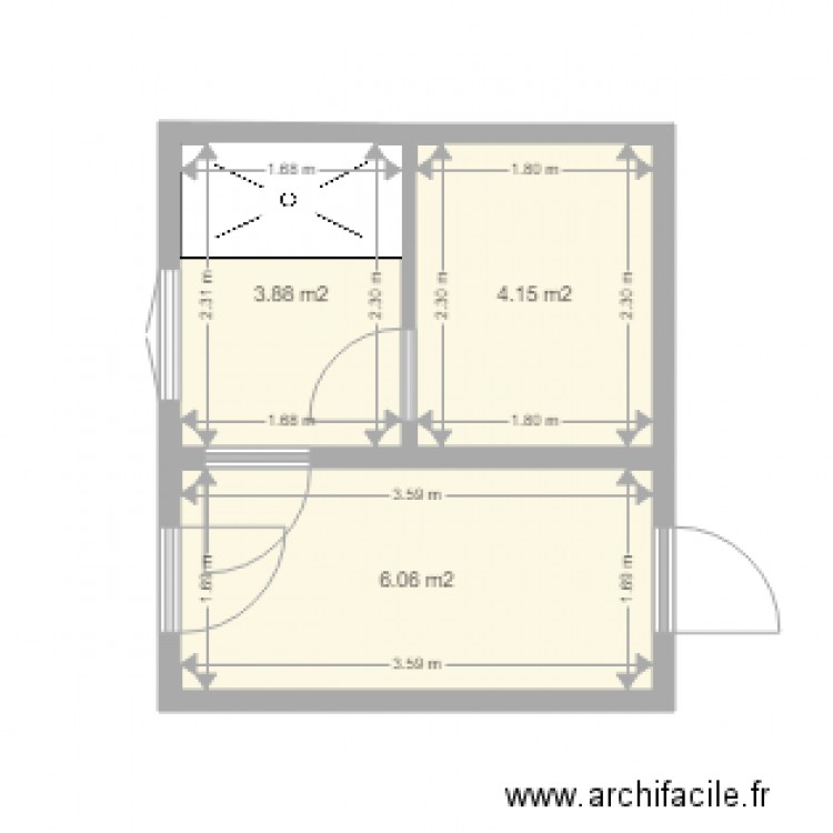 Abri de jardin planB. Plan de 0 pièce et 0 m2