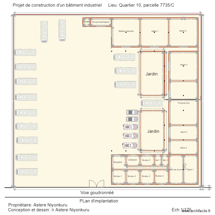 implantation Q10. Plan de 0 pièce et 0 m2