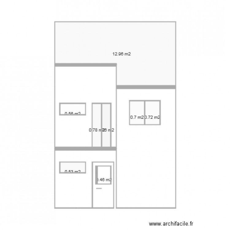 facade nord ouest apres travaux. Plan de 0 pièce et 0 m2