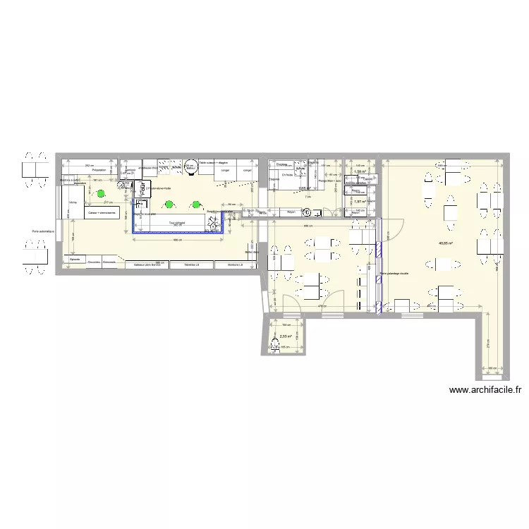 Patisserie L. Plan de 