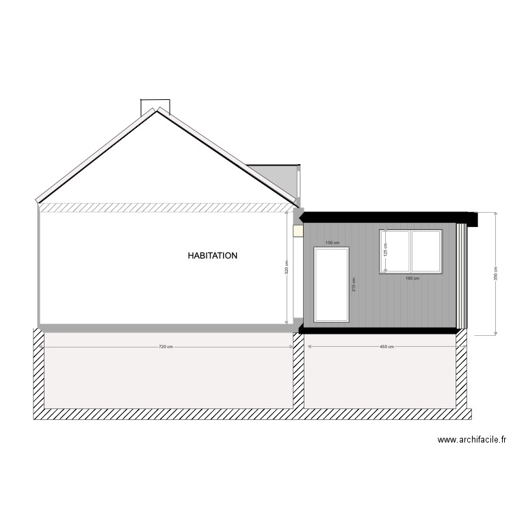 PROFIL EXTENSION MORLAIX B. Plan de 0 pièce et 0 m2