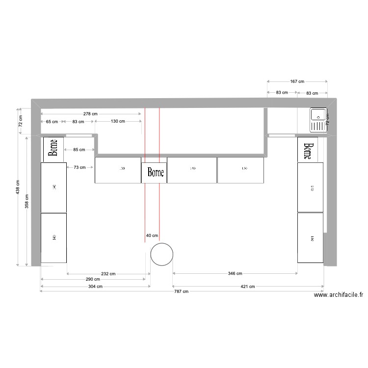 les casiers du port 5. Plan de 0 pièce et 0 m2