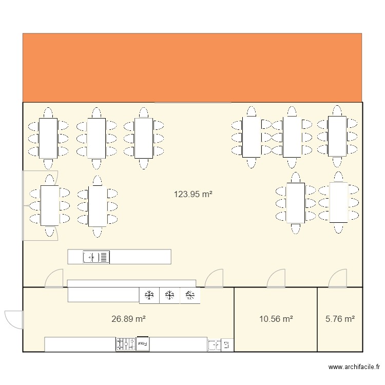 gite salle reception1. Plan de 0 pièce et 0 m2