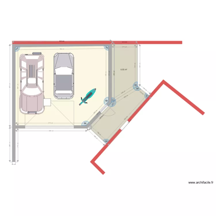Garage evol 3. Plan de 